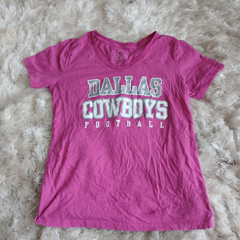 Pink Dallas Cowboys tee